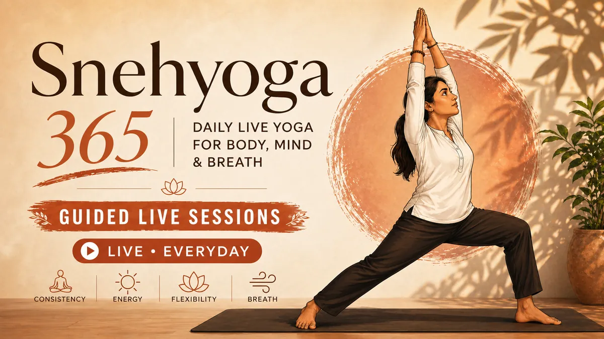 Snehyoga 365 daily live yoga practice